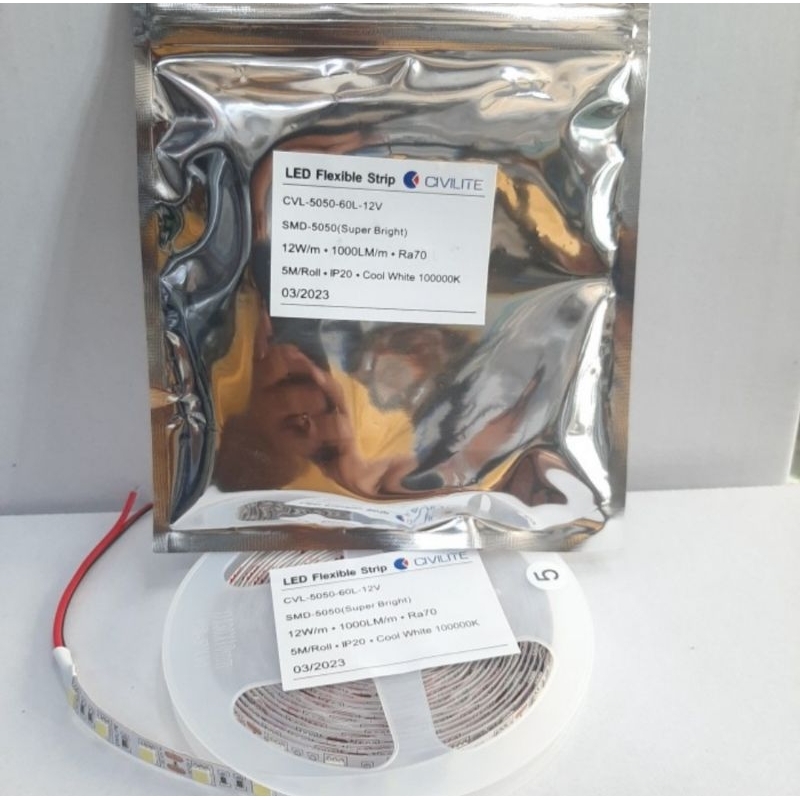 lampu led strip smd civilite 5050/led flexible strip civilite 100000k