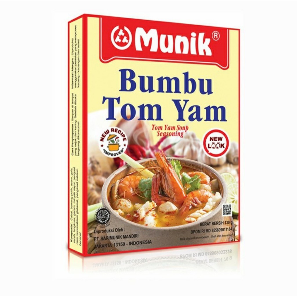 

MYhomey Bumbu Masak instant Bumbu Munik Tom Yam 130 Gr Pasti Enak