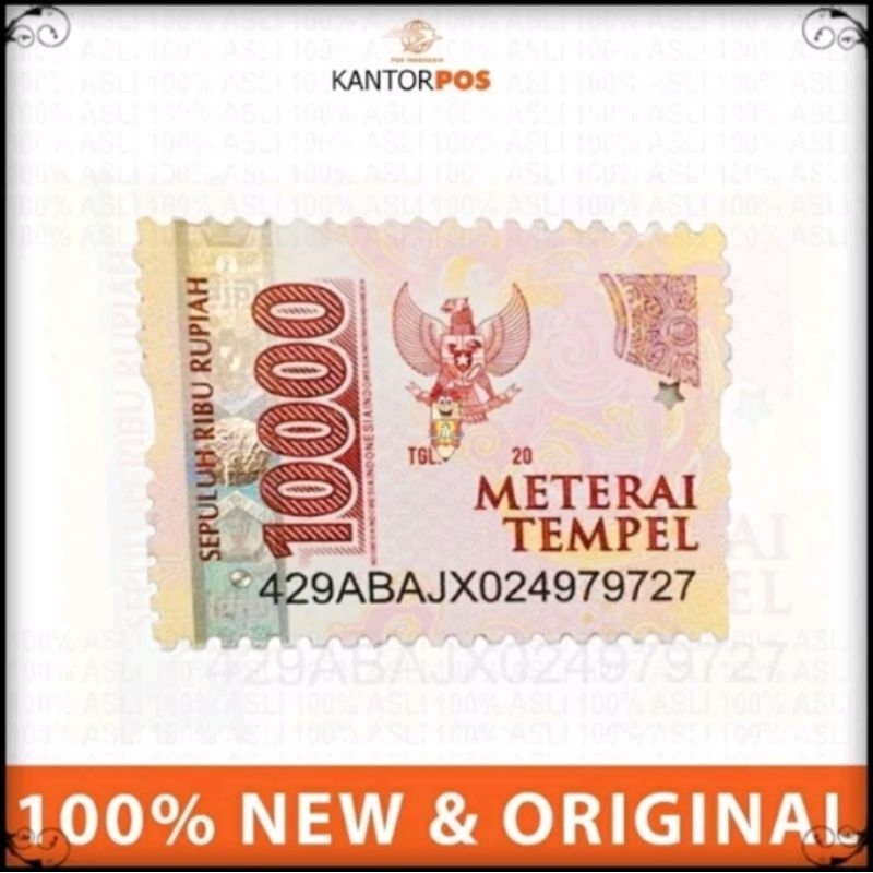 

Materai tempel 10000 matrai