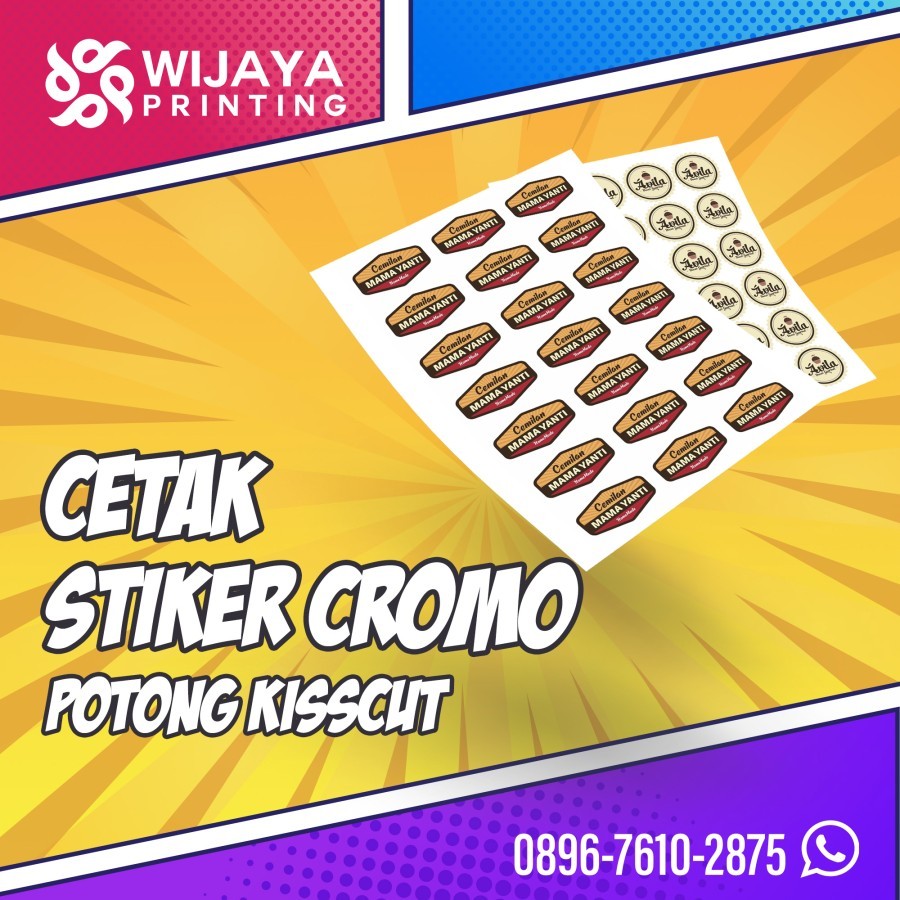 

Print Sticker Bontak Cromo A3 32x48 cm , Print + Kisscut