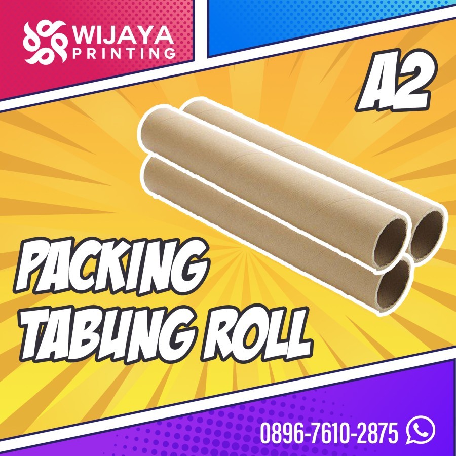 

Tambahan Packing Tabung Roll uk. A2 untuk Poster, Kertas dan Stiker