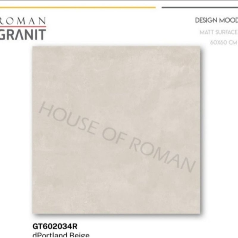 Roman Granit GT602034R dPortland Beige 60x60 kw1