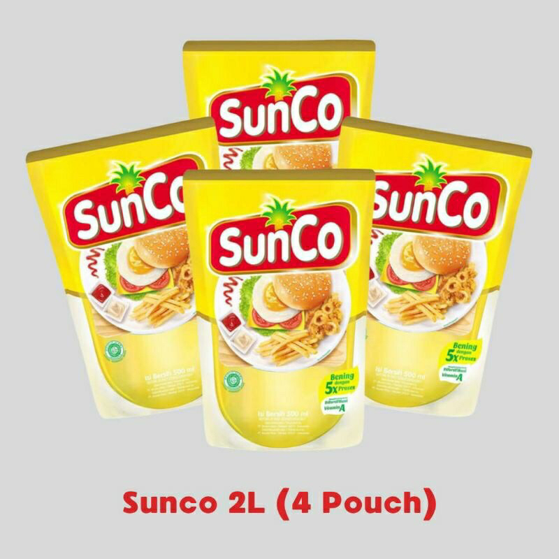 

[JATIM] PAKET MINYAK SUNCO 2L DAPAT 4PCS