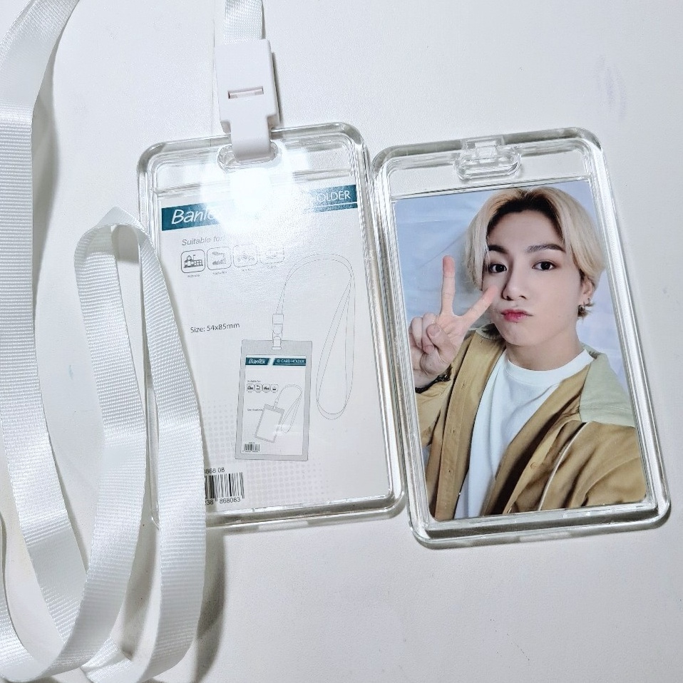 

✨ Bantex Photocard Holder Acrylic ID Card Toploader