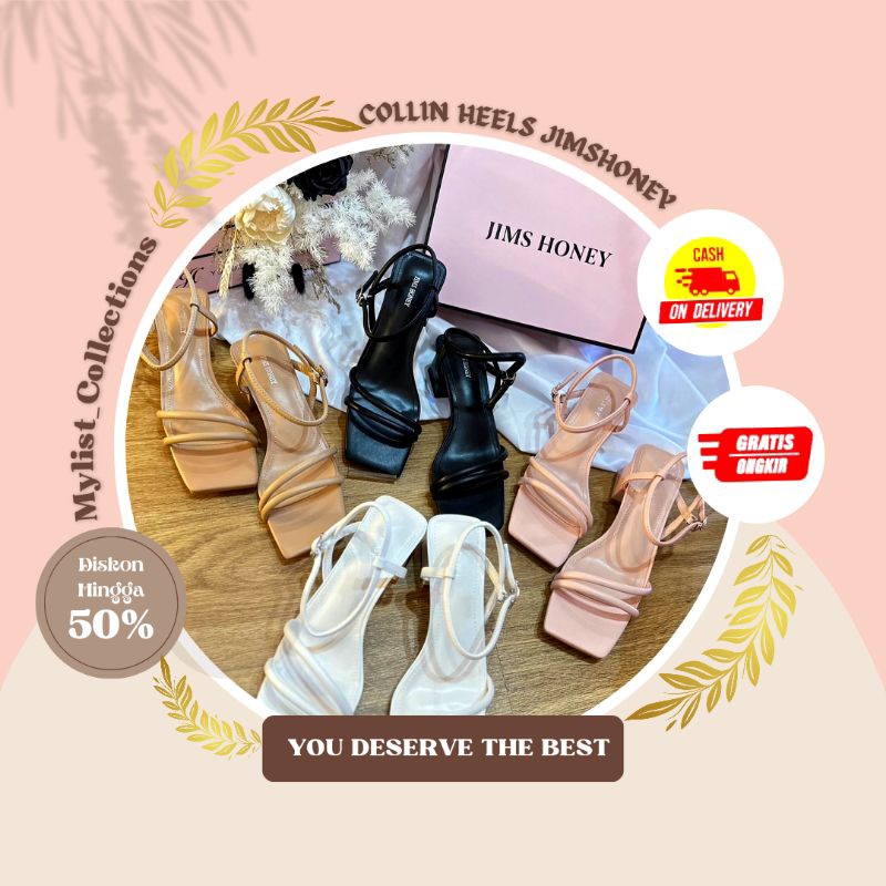 JIMSHONEY - COLLIN HEELS - SEPATU HAK WANITA