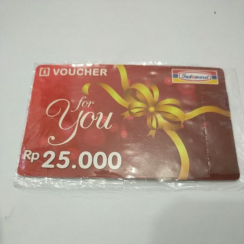Voucher Indomaret 50.000 50 ribu ribuan rb 25 ribu