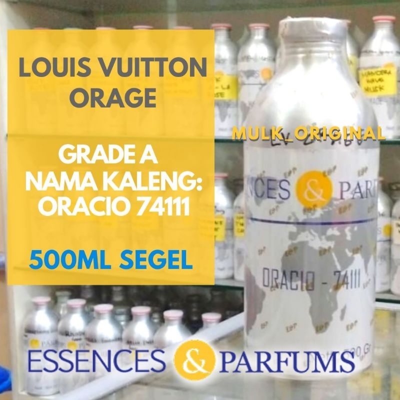 bibit parfum fragrance oil Essences Grade A ORACIO 74111 searah Orage Kaleng Segel 500ml