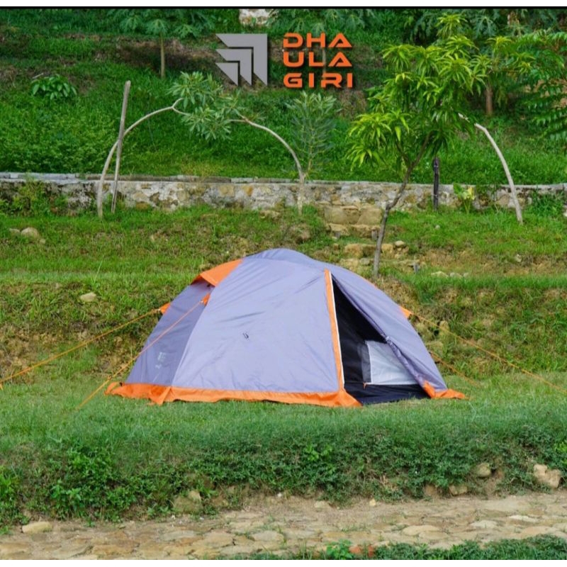 Tenda camping DHAULAGIRI NOVA 2 include footprint / tent dome UL kapasitas 2 person