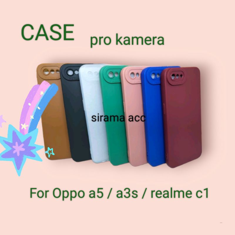 CASE PRO KAMERA OPPO A5/ A3S/ REALME C1 PELINDUNG KAMERA
