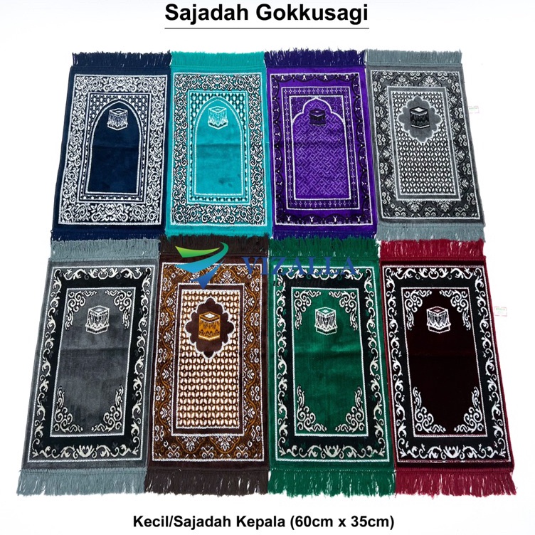TrxIi7I2 Sajadah Gokkusagi Kecil/ 60*35 Sajadah Kepala/ Grosir Sajadah