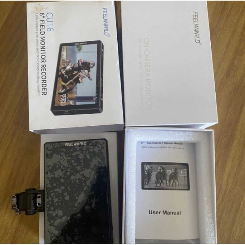 monitor external recording feelworld CUT6 second mulus like new