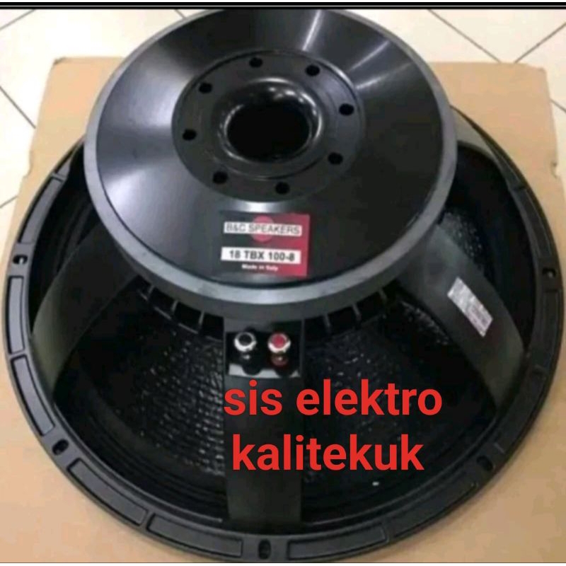 Speaker 18 Inch B&C TBX100 BNC