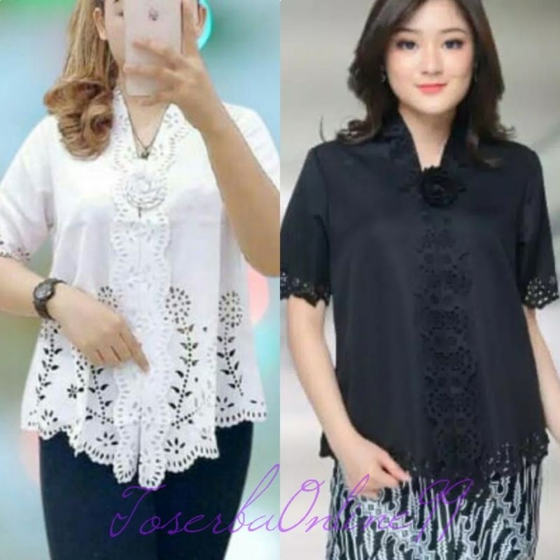 Kebaya Encim Senada Modern Seragam Natal Wisuda