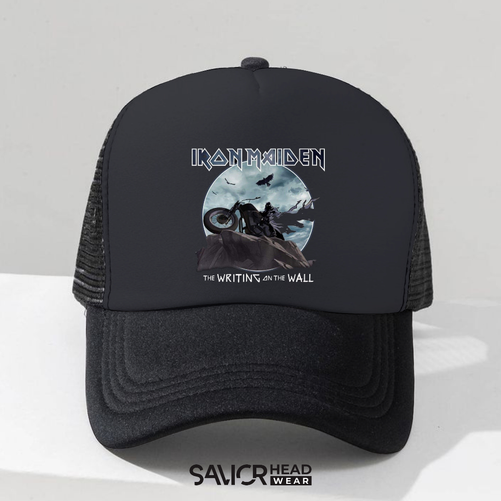 SVR | Topi Trucker /  Topi Jaring / Topi Jala / Topi Band Iron Maiden The Writing On The Wall