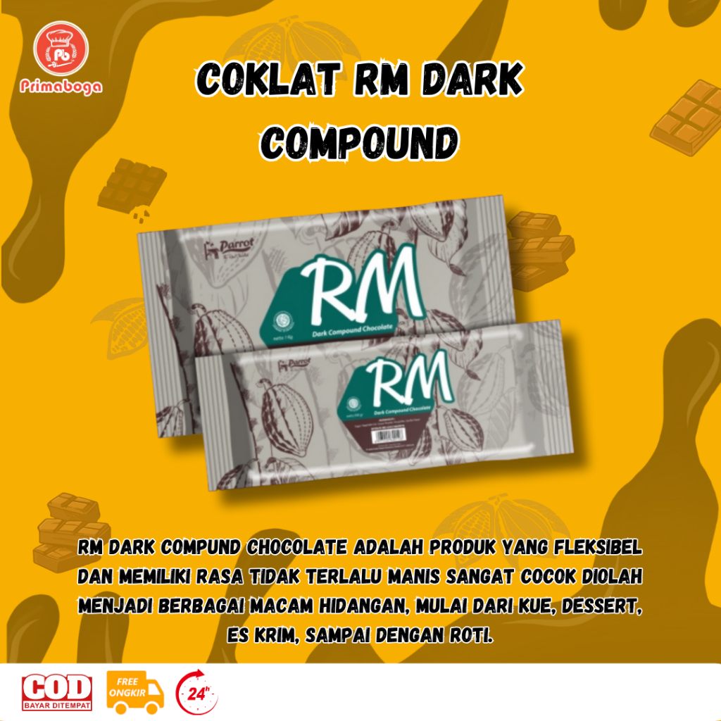 

Coklat Compound Dark RM / Chocolate, murah berkualitas