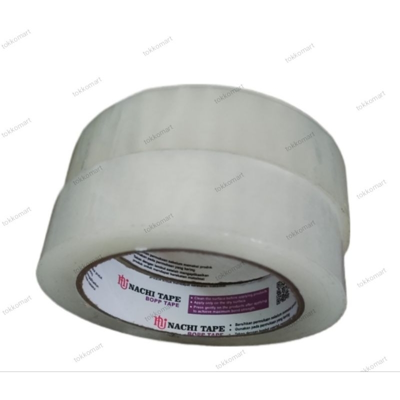 Nachi Tape 1inch 24mm 100 yard Isolasi Lakban Tanggung