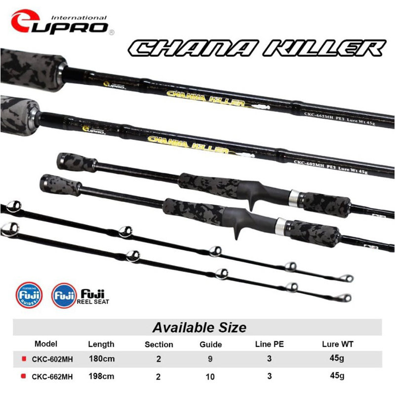 Rod Eupro Channa Killer
