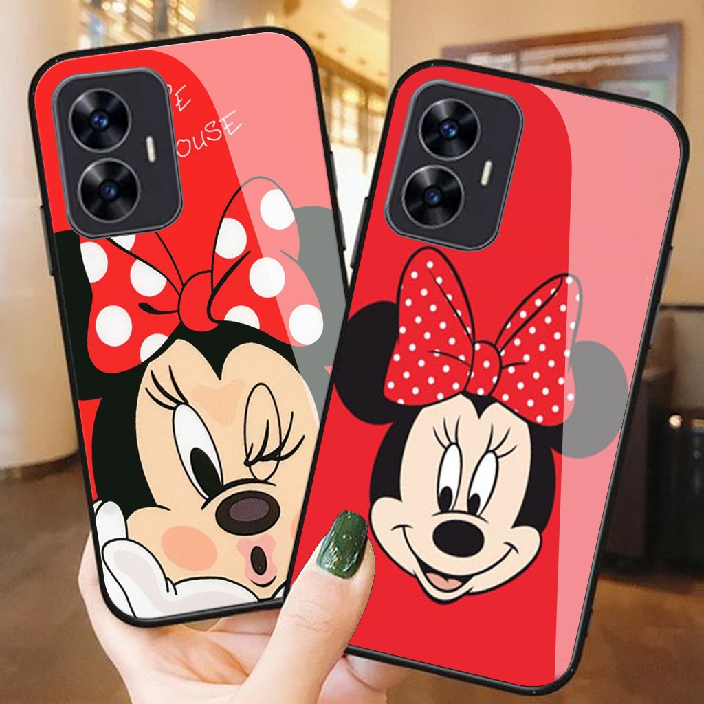 Case Kaca Glossy Realme C55 - Case Hp Realme C55 - Case Keren Realme C55 - Casing Realme C55 - Case 