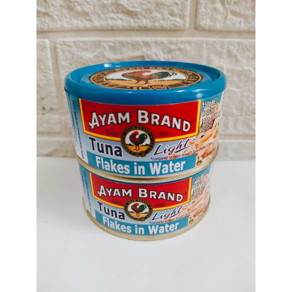 

Ayam Brand - Ikan Tuna Kaleng Flakes Light in Water 150gr