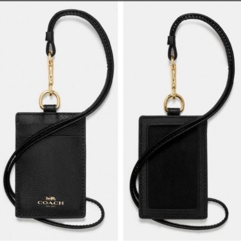 lanyard coachhh hitam polos