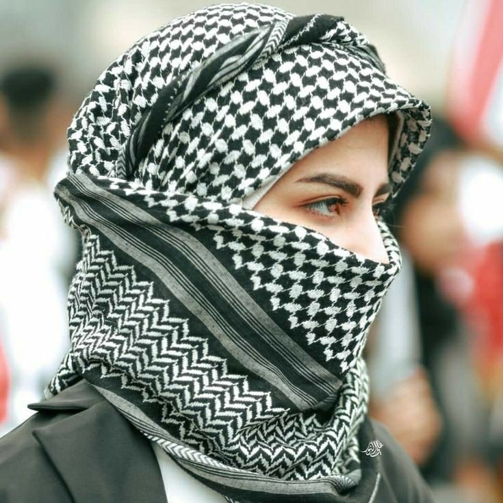 sorban palestina - kerudung sorban palestina - syal palestina