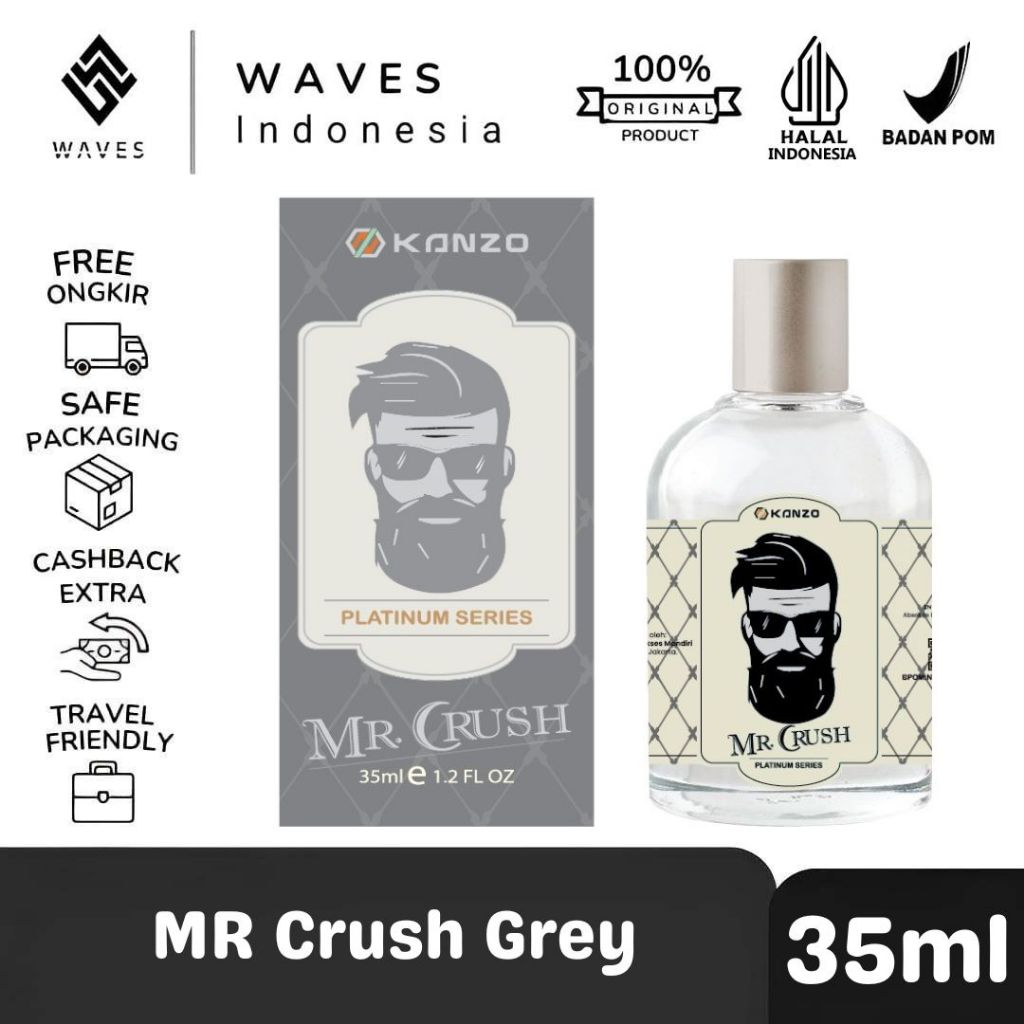 Waves - BPOM PARFUM MR CRUSH KANZO 35ML PREMIUM / PARFUM MR CRUSH 35ML MURAH / PARFUM PRIA WANGI TAH