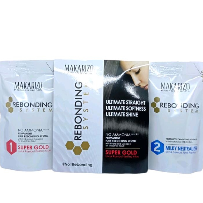 Makarizo Smoothing Pelurus Rambut Step 1 dan 2 125ml