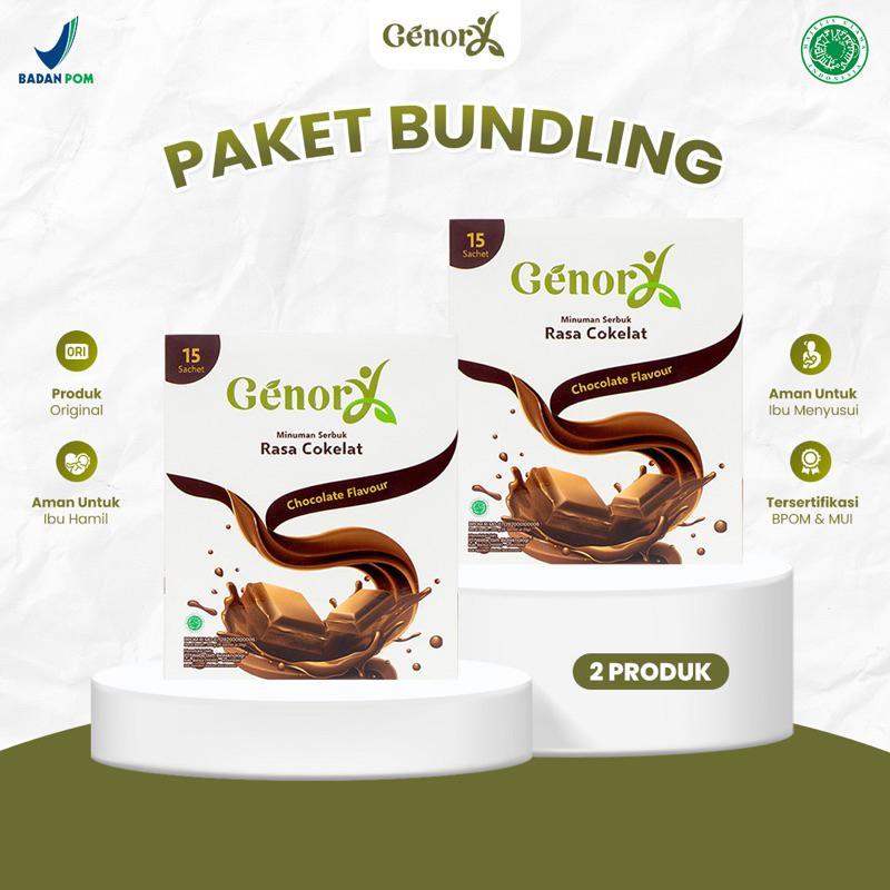 

BUNDLE 2BOX GENORY Susu Penggemuk Badan Rasa Coklat