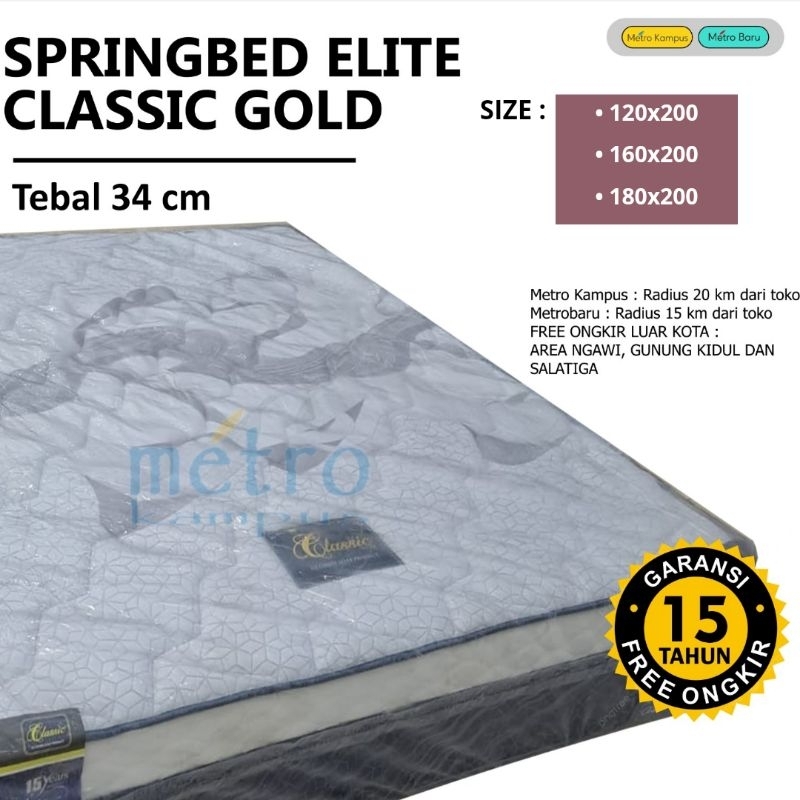 SPRINGBED ELITE CLASSIC GOLD