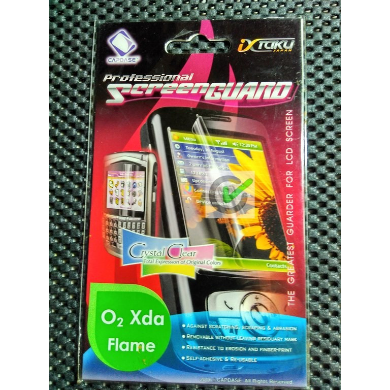 Screen Protector - Screen Guard - Taku Capdase - PDA O2 XDA Flame