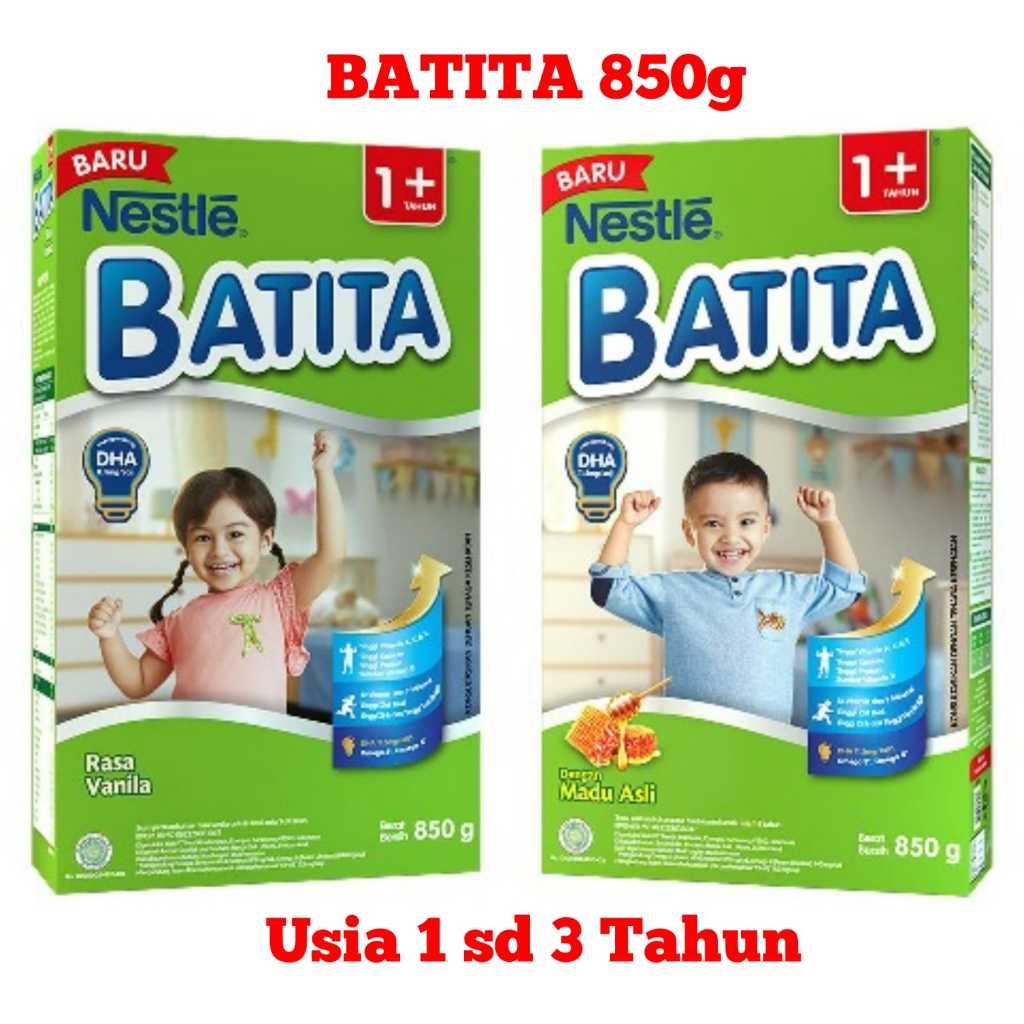 

BATITA 1+ Susu Bubuk Pertumbuhan Kemasan 850 g