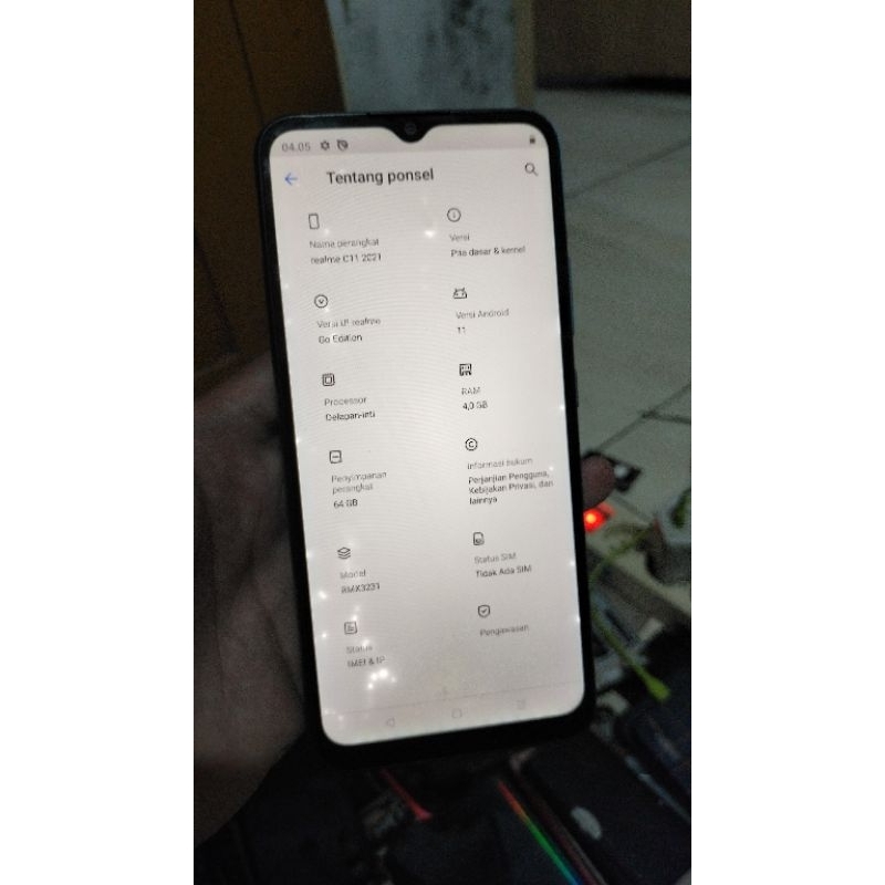 REALME C11 2021 ORIGINAL RAM 4/64 MINUS CEK DESKRIPSI