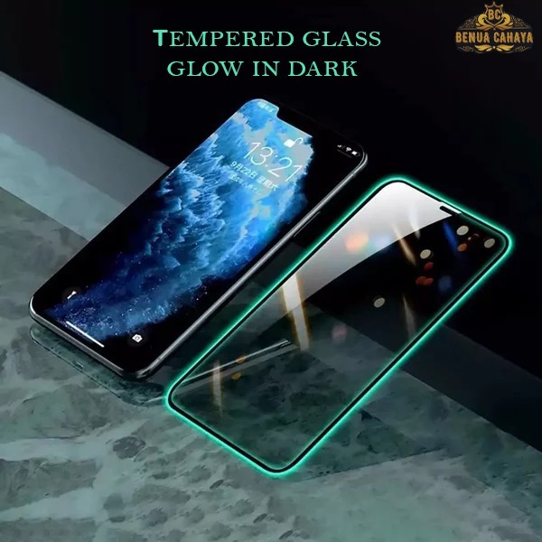 BC - TEMPERED GLASS GLOW IN THE DARK REDMI NOTE 11 11 PRO 10 10S 10 PRO NOTE 9 9 PRO 8 8 PRO 7 7 PRO