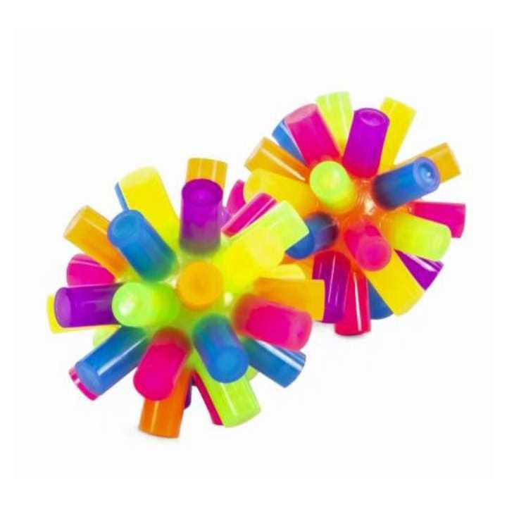 ASEMKAJKT - MAINAN BOLA NYALA / MAINAN BOLA DURI NYALA / LIGHT UP RAINBOW BALL