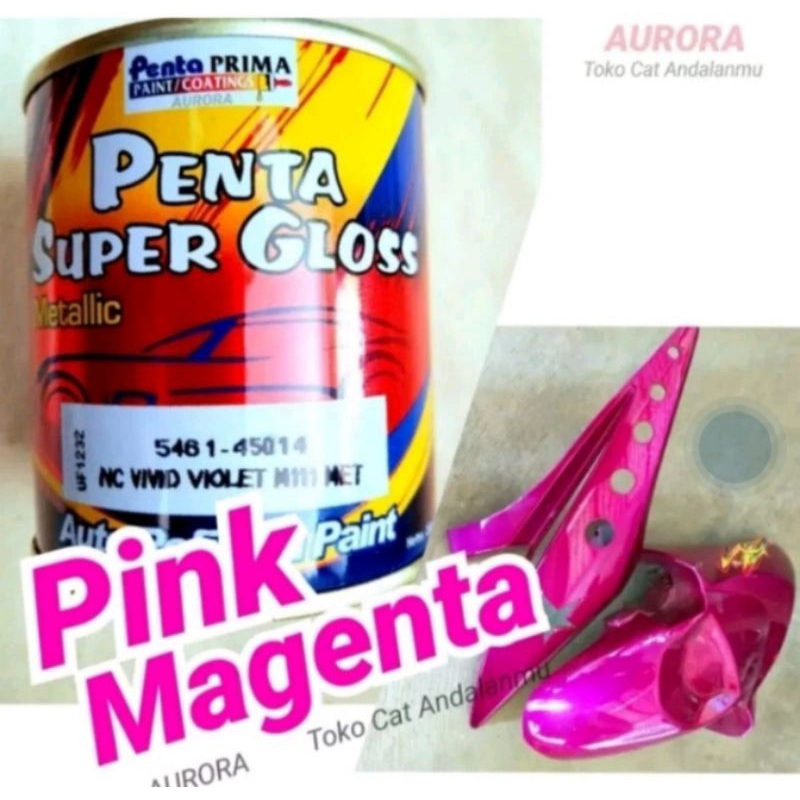 Cat Pink Magenta Penta Super Gloss Vivid Violet Met 5461-45014 Pink Metalik