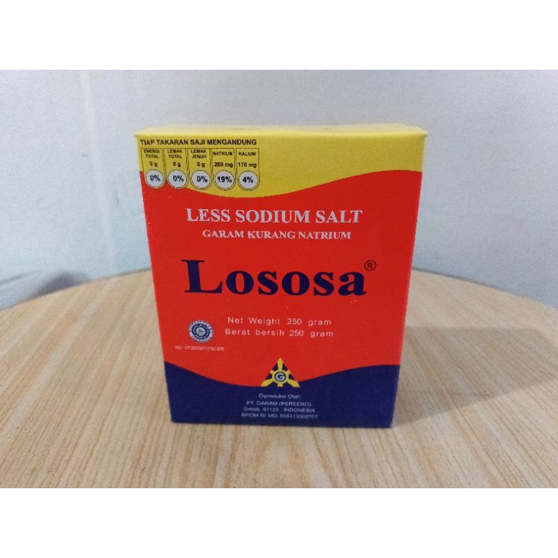 

LOSOSA GARAM SEHAT 250 gram GARAM RENDAH NATRIUM SODIUM ORIGINAL 100 % GARAM HYPERTENSI GARAM DIET