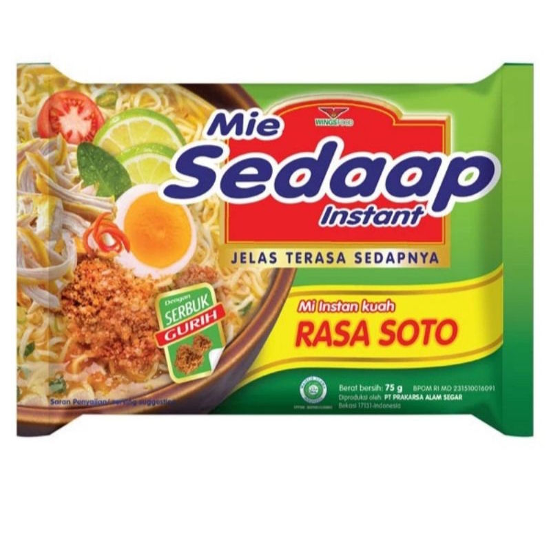 

Mie Sedaap rasa Soto 89gr