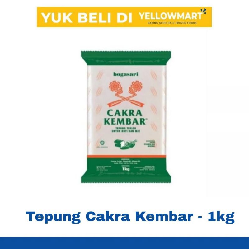 

Cakra Kembar Ekonomis Tepung Terigu Protein Tinggi -1kg