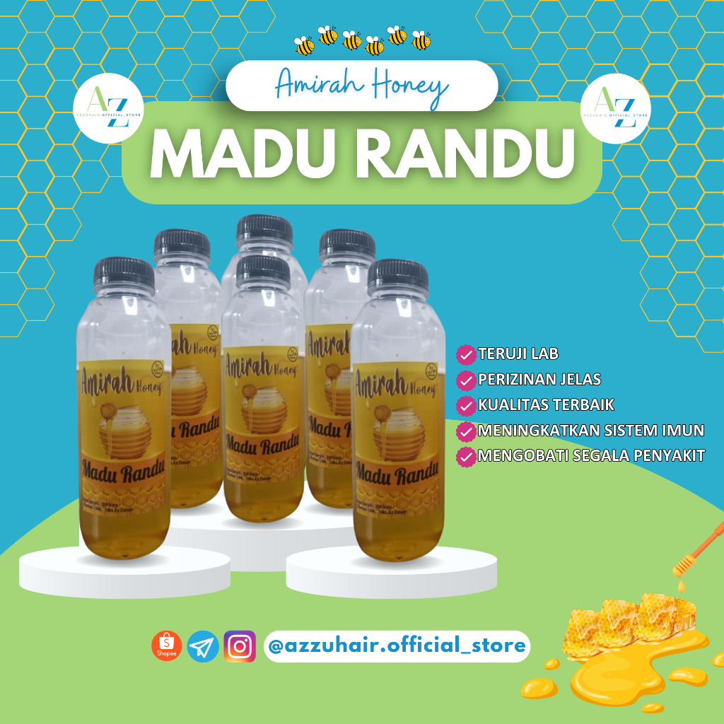 

Amirah Honey “Madu Asli Murni 100% Nectar Bunga” - Raw Honey