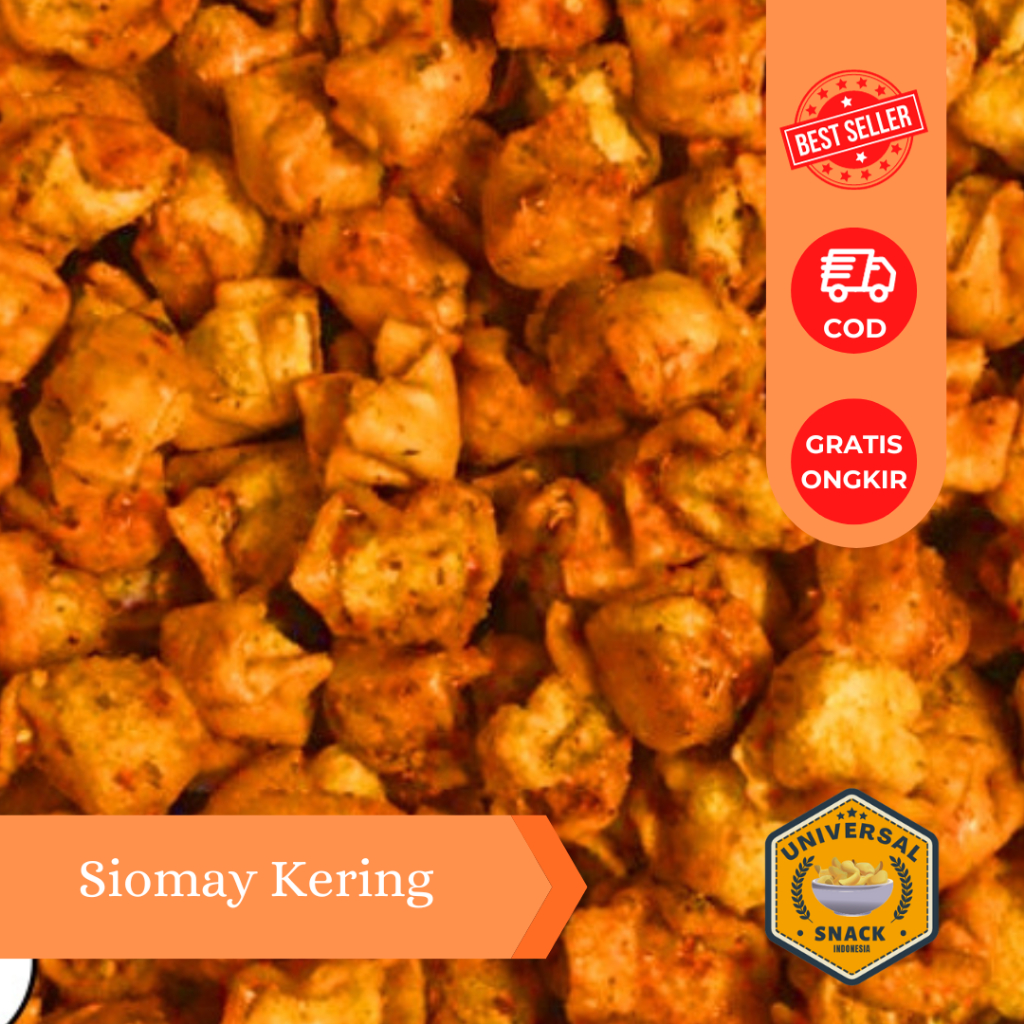 

SIOMAY KERING PEDAS CIKRUH DAUN JERUK 250 GR - SNACK TERLARIS BANDUNG