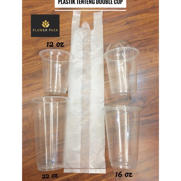 

DISKON!!!!!!!✅ Plastik tenteng double cup/ plastik tenteng 2 cup/ plastik 2 cup/ plastik tenteng muat 2 cup