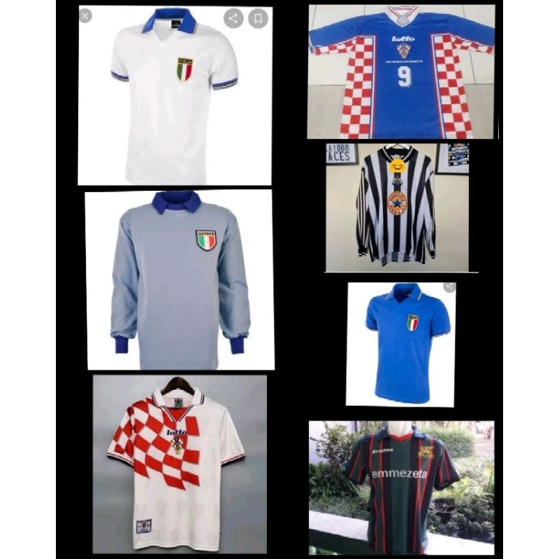 Jersey Nwcstle 1998/Jersey Kroasia 1998 Home Away/Jersey Venezia 1999 Printing/Jersey Italy 1982/Jer