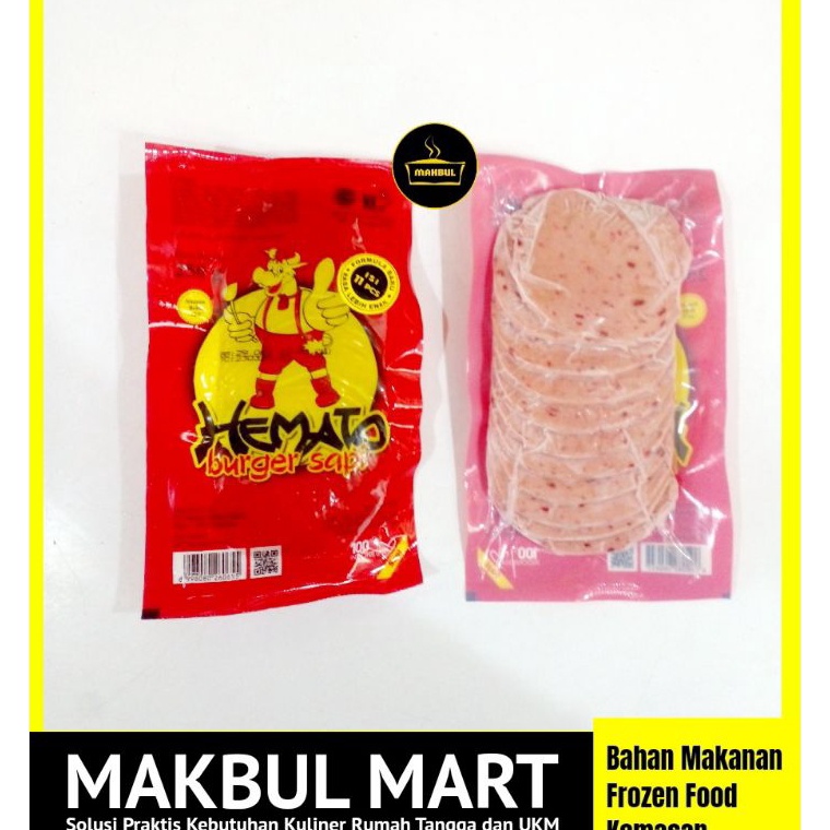 

✦MURAH LEBAY✦ Hemato Burger Sapi isi 11pcs 250gr