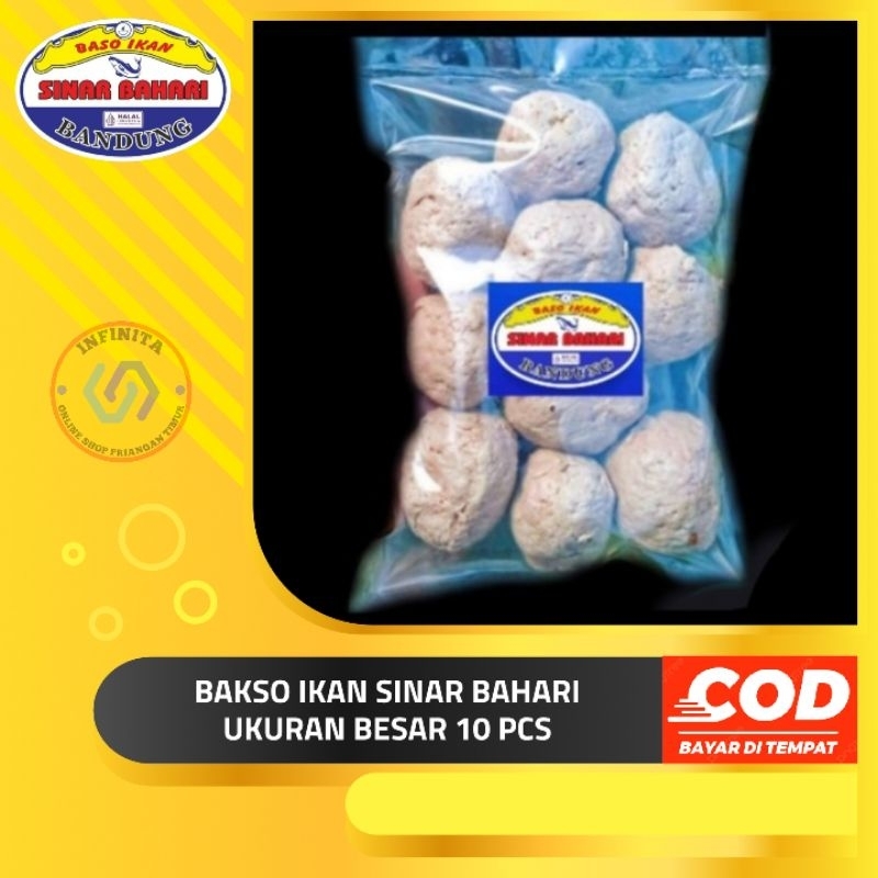 

Sinar bahari baso ikan ukuran besar 10 pcs