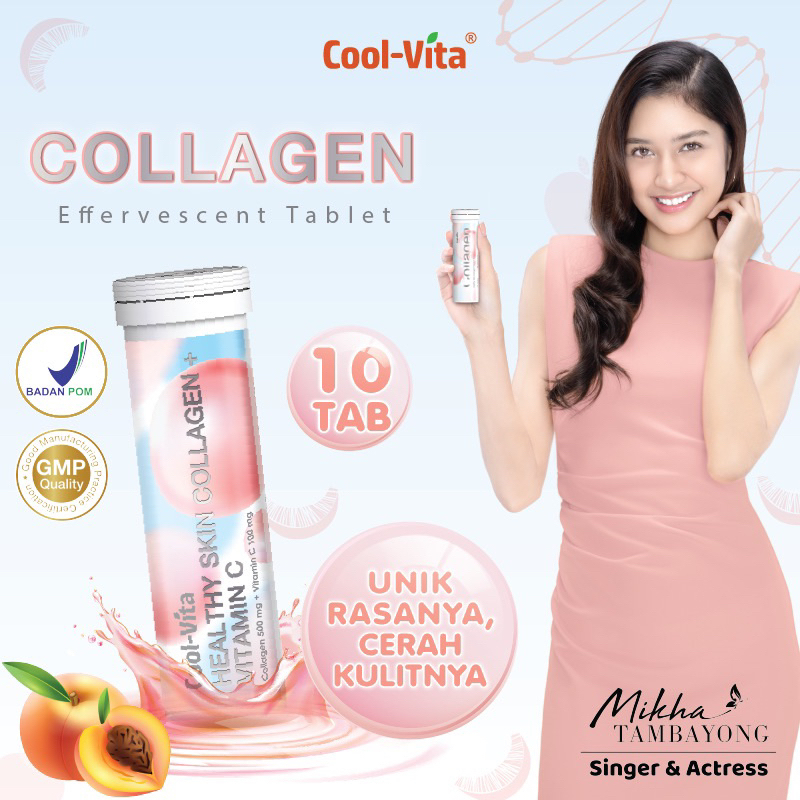 

Cool Vita Coolvita Collagen healthy skin Vitamin C Pencerah Pemutih Kulit Tubuh