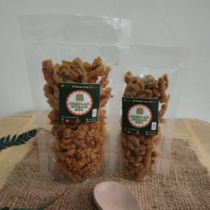 

Keripik Usus ORIGINAL (50gr - 70gr) / Cemilan Murah BDL