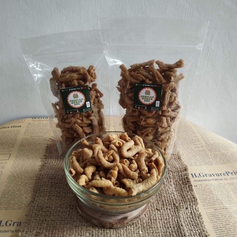 

Keripik Usus ORIGINAL 100gr - 200gr - 300gr / Cemilan Murah BDL
