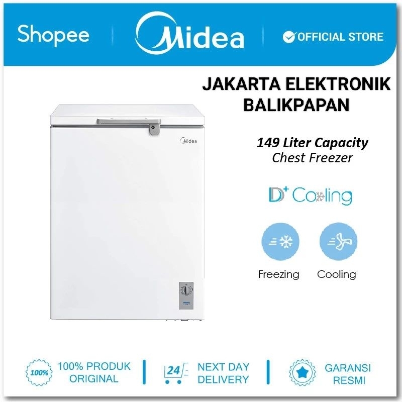 MIDEA CHEST FREEZER 149L HS-186CNK