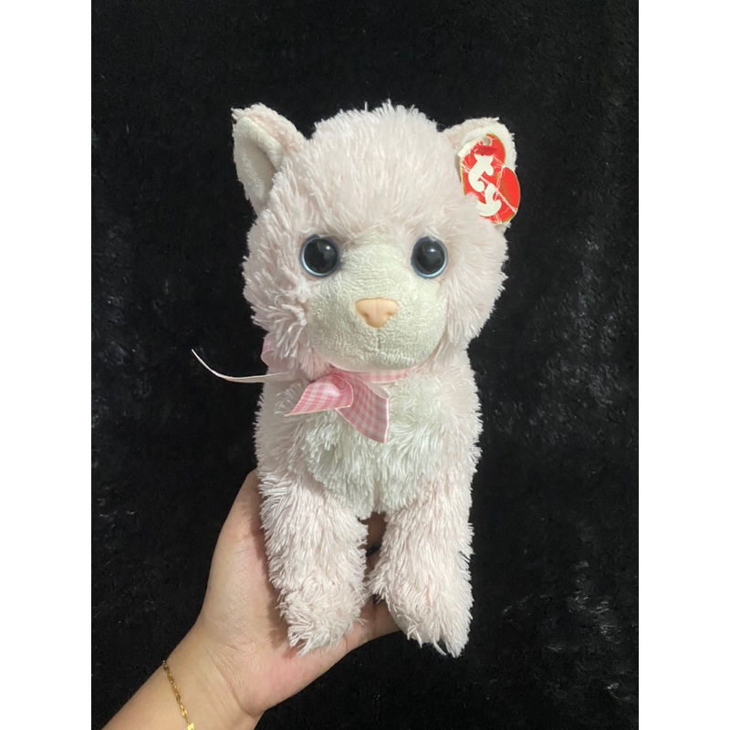 Boneka Karakter Kucing TY Pink Lucu size 27cm Original / Boneka Kucing / Boneka Karakter Kucing Cute