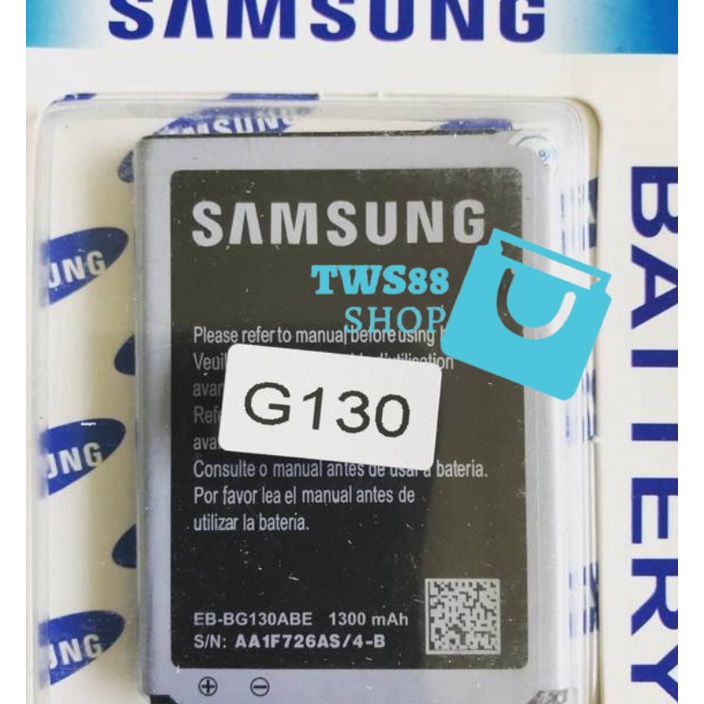 ✨ (TWS) Baterai Batre Battery Original Samsung galaxy Young 2 / G130 G130H SMG130 G-130 G130
